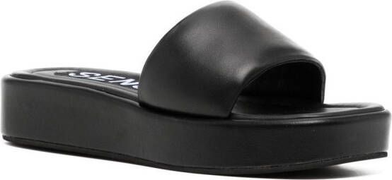 Senso Xyla leather sandals Black