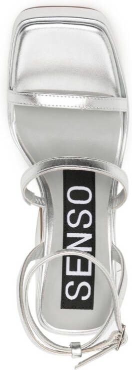 Senso Yasmin I 120mm platform sandals Silver