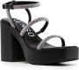 Senso Yasmin II 100mm crystal-embellished sandals Black - Thumbnail 2