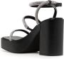 Senso Yasmin II 100mm crystal-embellished sandals Black - Thumbnail 3
