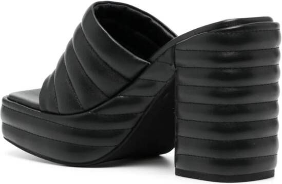 Senso Yvonne 110mm leather mules Black