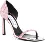 Sergio Rossi 100mm studded leather sandals Pink - Thumbnail 2