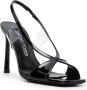 Sergio Rossi 105mm open-toe leather sandals Black - Thumbnail 2