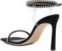 Sergio Rossi Dinasty 95mm crystal-embellished leather sandals Black - Thumbnail 3