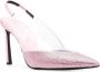 Sergio Rossi 120mm crystal-embellished pointed pumps Pink - Thumbnail 2