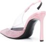 Sergio Rossi 120mm crystal-embellished pointed pumps Pink - Thumbnail 3