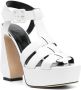 Sergio Rossi 130mm leather sandals White - Thumbnail 2