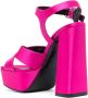 Sergio Rossi 130mm open-toe satin sandals Pink - Thumbnail 3