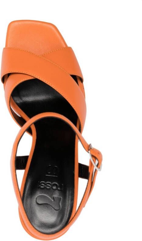 Sergio Rossi 135mm open-toe sandals Orange
