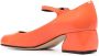 Sergio Rossi 45mm block-heel pumps Orange - Thumbnail 3