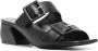 Sergio Rossi 50mm leather mules Black - Thumbnail 2