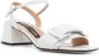Sergio Rossi 55mm plaque-detail sandals White - Thumbnail 2