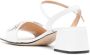 Sergio Rossi 55mm plaque-detail sandals White - Thumbnail 3