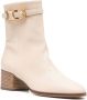 Sergio Rossi 60mm buckle-detail leather boots Neutrals - Thumbnail 2