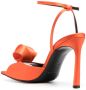 Sergio Rossi 75mm appliqué-detail open-toe sandals Orange - Thumbnail 3
