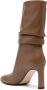 Sergio Rossi 80mm ankle-length leather boots Brown - Thumbnail 3
