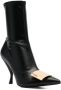Sergio Rossi 90mm leather heeled boots Black - Thumbnail 2