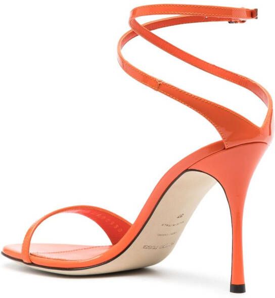 Sergio Rossi 95mm open-toe sandals Orange