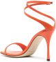 Sergio Rossi 95mm open-toe sandals Orange - Thumbnail 3