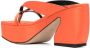 Sergio Rossi 95mm open-toe sandals Orange - Thumbnail 3