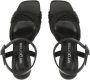 Sergio Rossi Akida twist-detailed leather sandals Black - Thumbnail 4