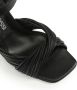 Sergio Rossi Akida twist-detailed leather sandals Black - Thumbnail 5