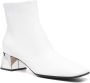 Sergio Rossi Alicia 50mm block-heel boots White - Thumbnail 2