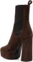 Sergio Rossi Alicia 85mm platform suede boots Brown - Thumbnail 3