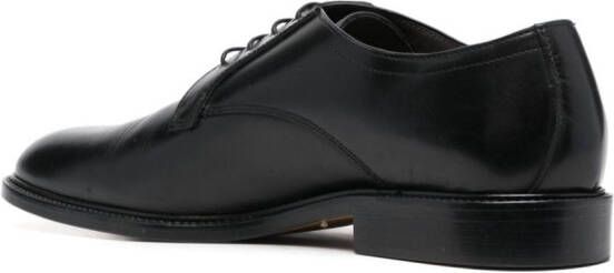 Sergio Rossi almond-toe derby shoes Black