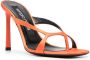 Sergio Rossi Aracne 95mm slip-on sandals Orange - Thumbnail 2