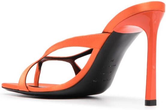 Sergio Rossi Aracne 95mm slip-on sandals Orange