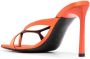 Sergio Rossi Aracne 95mm slip-on sandals Orange - Thumbnail 3