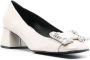 Sergio Rossi Belle Vivier leather pumps Silver - Thumbnail 2