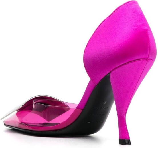 Sergio Rossi buckle-detail 95mm pumps Pink