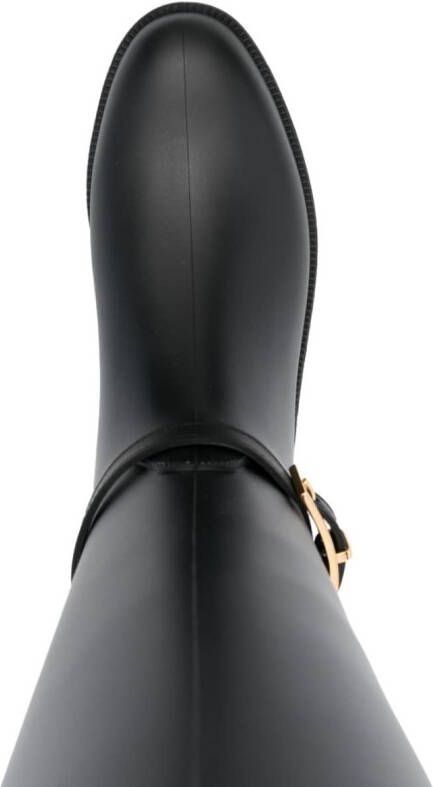 Sergio Rossi buckle-detail boots Black