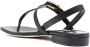 Sergio Rossi buckle-details flat sandals Black - Thumbnail 3