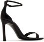 Sergio Rossi buckle-fastening leather sandals Black - Thumbnail 3