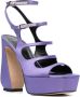 Sergio Rossi buckle-fastening strappy sandals Purple - Thumbnail 2