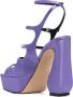Sergio Rossi buckle-fastening strappy sandals Purple - Thumbnail 3