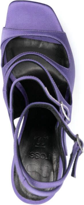 Sergio Rossi buckle-fastening strappy sandals Purple