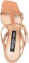 Sergio Rossi buckled T-bar leather sandals Brown - Thumbnail 4