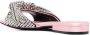 Sergio Rossi crystal-embellished flat sandals Pink - Thumbnail 3