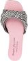 Sergio Rossi crystal-embellished flat sandals Pink - Thumbnail 4