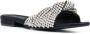Sergio Rossi crystal-embellished flat sandals Silver - Thumbnail 2