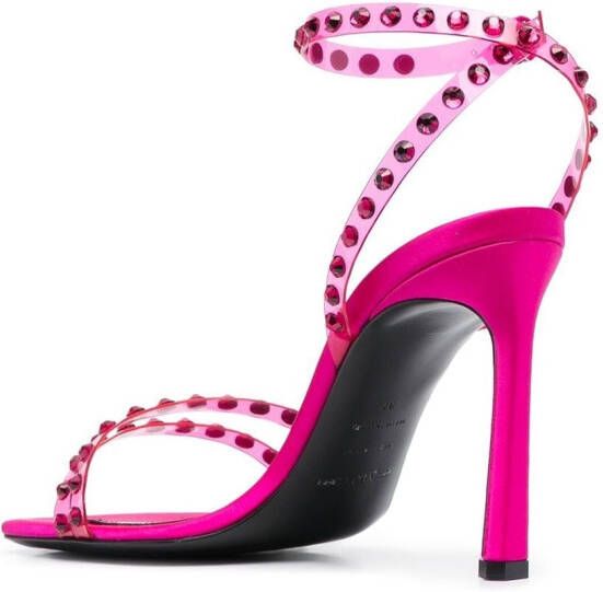 Sergio Rossi crystal-embellished sandals Pink
