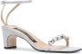 Sergio Rossi crystal glitter sandals Silver - Thumbnail 2