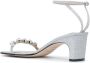 Sergio Rossi crystal glitter sandals Silver - Thumbnail 3