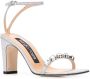 Sergio Rossi crystal strap sandals Silver - Thumbnail 2