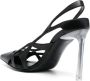 Sergio Rossi cut-out pointed toe pumps Black - Thumbnail 3