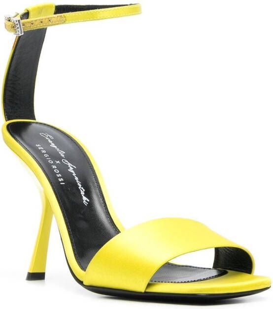 Sergio Rossi Evangelie 110mm open-toe sandals Yellow